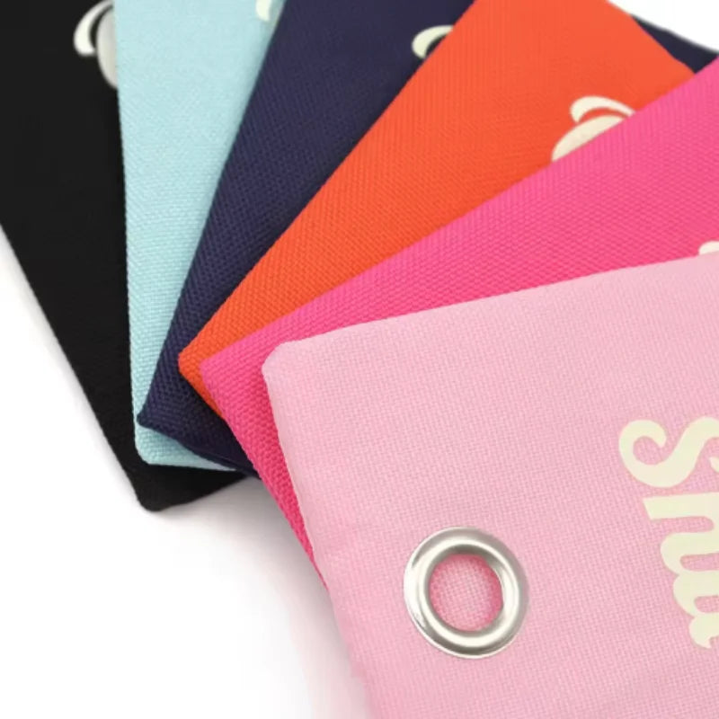 Portable Pet Poop Bag Dispenser Canvas Garbage Bags Outdoor Waste Bag Holder for Dogs Cats Puppy Cat Pick up Organizer